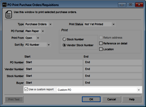 Creating Custom Reports