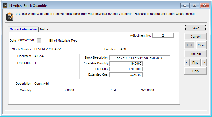 Adjusting Quantities by Specifying the Number to Add/Subtract