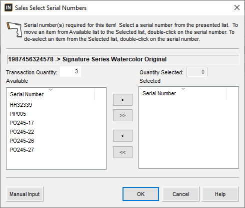 seeing sequential numbers