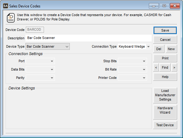 Code Device Setup Guide Bar Code Scanner Device