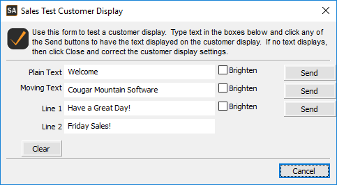 Customer Display Device
